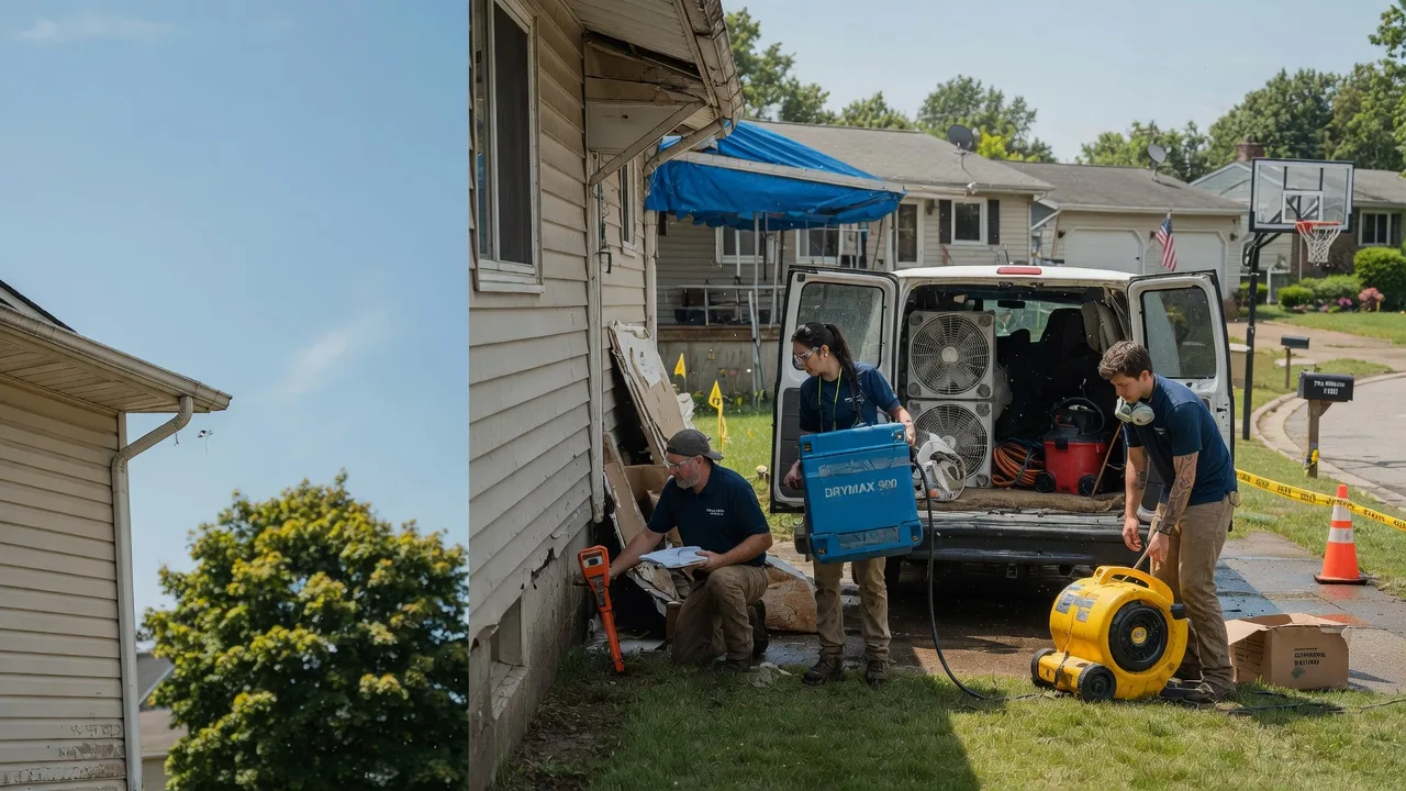 Ceiling Leak Cleanup in Branch, MI near me
