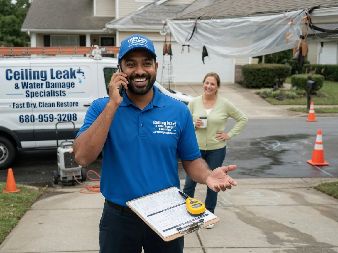 Ceiling Leak Cleanup Branch, MI FAQs